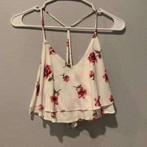 Floral crop top
